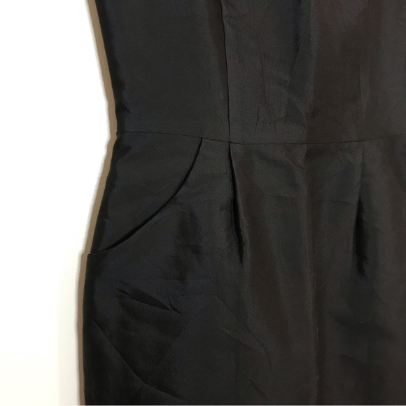 Talbots black silk blend dress - Picture 3 of 10